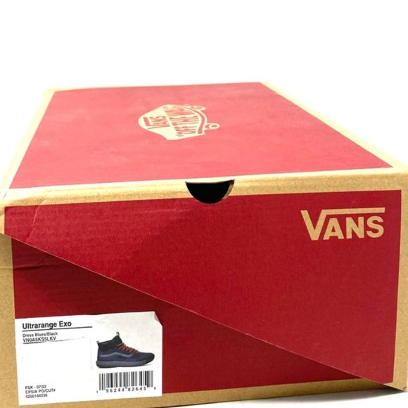 VANS Ultrarange Exo Hi MTE Women Boot Hiking Blue Black Nubuck Shoes VN0A5KS5LKV - Picture 8 of 9